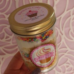 8oz Birthday Cake Jar