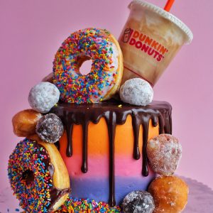 Dunkin Drip Cake