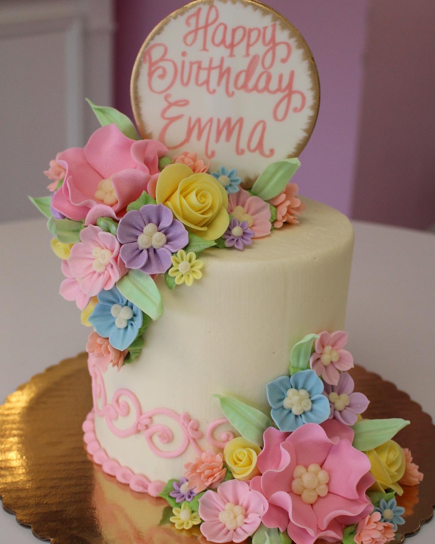 Flowers & Scrollwork