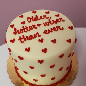 Hand Piped Hearts