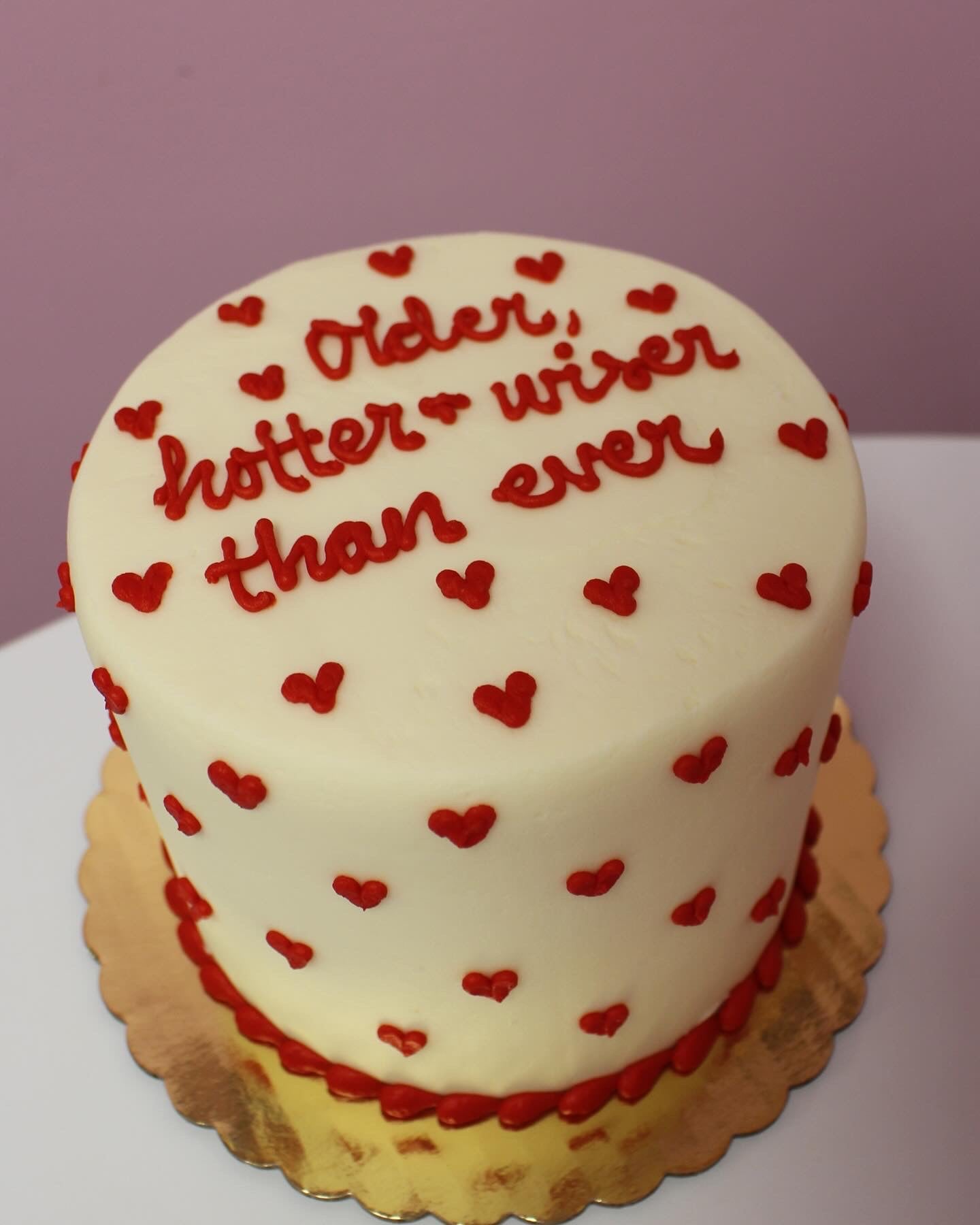 Hand Piped Hearts