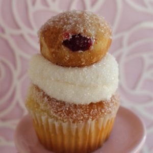 Jelly Donut Cupcake