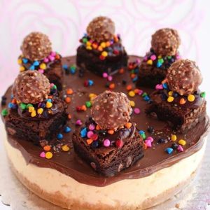 Nutella Brownie Cheesecake